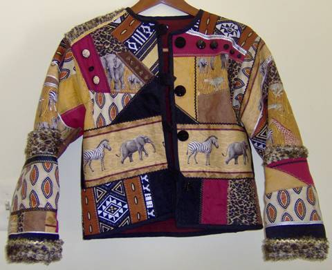 Africa Sweatshirt Jacket Front View